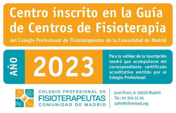 inscripción en el colegio de fisioterapeutas de Madrid